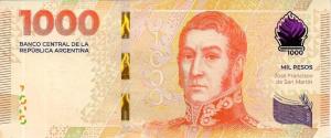 p367 from Argentina: 1000 Pesos from 2023