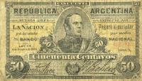 Gallery image for Argentina p4: 50 Centavos