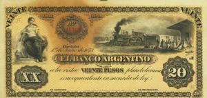 pS1482 from Argentina: 20 Peso Plata Boliviana from 1873