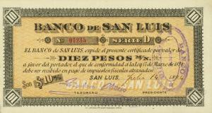 pS1904 from Argentina: 10 Pesos from 1894