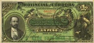 pS741a from Argentina: 1 Peso from 1889