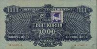 p57s from Czechoslovakia: 1000 Korun from 1945