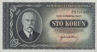 p63s from Czechoslovakia: 100 Korun from 1945