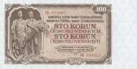 p86r from Czechoslovakia: 100 Korun from 1953