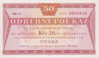 pFX38 from Czechoslovakia: 50 Korun from 1962