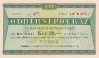 pFX50 from Czechoslovakia: 10 Korun from 1973