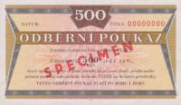 pFX62s from Czechoslovakia: 500 Korun from 1980