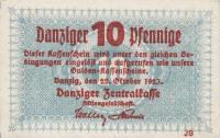 Gallery image for Danzig p35a: 10 Pfennig