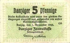 Gallery image for Danzig p44: 5 Pfennig