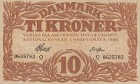 p21ab from Denmark: 10 Kroner from 1928