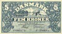 p25d from Denmark: 5 Kroner from 1933