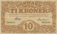 p26a from Denmark: 10 Kroner from 1930