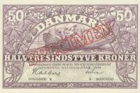 p38s from Denmark: 50 Kroner from 1944