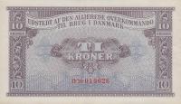 pM4 from Denmark: 10 Kroner from 1945