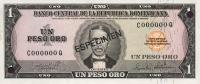 p108s from Dominican Republic: 1 Peso Oro from 1975