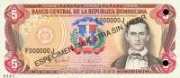 Gallery image for Dominican Republic p147s: 5 Pesos Oro
