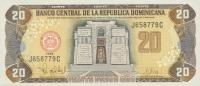 p154a from Dominican Republic: 20 Pesos Oro from 1997