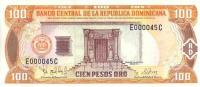 Gallery image for Dominican Republic p156a: 100 Pesos Oro