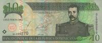 Gallery image for Dominican Republic p168b: 10 Pesos Oro