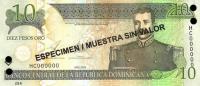 Gallery image for Dominican Republic p168s3: 10 Pesos Oro
