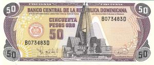 Gallery image for Dominican Republic p149a: 50 Pesos Oro