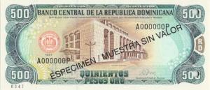 Gallery image for Dominican Republic p157s2: 500 Pesos Oro