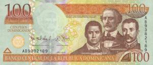 p184b from Dominican Republic: 100 Pesos Dominicanos from 2012