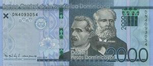 p194d from Dominican Republic: 2000 Pesos Dominicanos from 2019