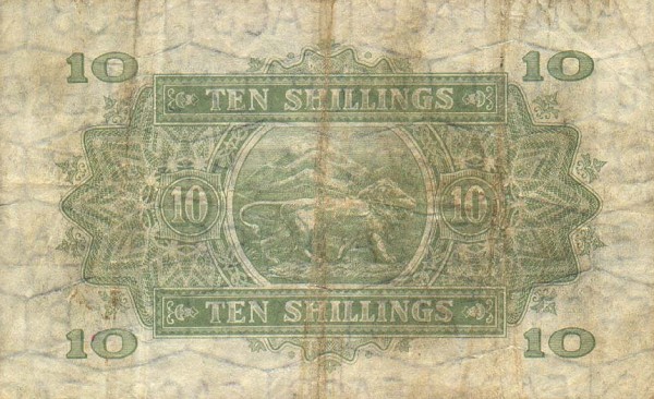 Back of East Africa p34: 10 Shillings from 1953