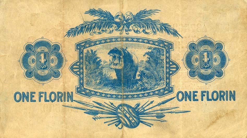 Back of East Africa p8a: 1 Florin from 1920