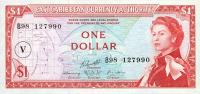 p13n from East Caribbean States: 1 Dollar from 1965