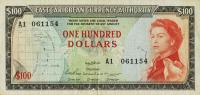 p16b from East Caribbean States: 100 Dollars from 1965