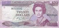 Gallery image for East Caribbean States p24g1: 20 Dollars