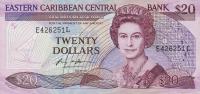 Gallery image for East Caribbean States p24l1: 20 Dollars