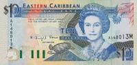 Gallery image for East Caribbean States p27m: 10 Dollars