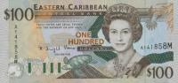 Gallery image for East Caribbean States p35m: 100 Dollars