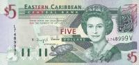 p42v from East Caribbean States: 5 Dollars from 2003