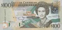 p46g from East Caribbean States: 100 Dollars from 2003