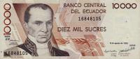 p127b from Ecuador: 10000 Sucres from 1995