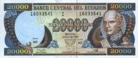 p129b from Ecuador: 20000 Sucres from 1997