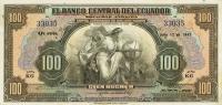 p95c from Ecuador: 100 Sucres from 1945