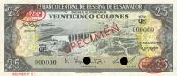 Gallery image for El Salvador p104s1: 25 Colones