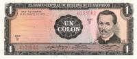 Gallery image for El Salvador p115a: 1 Colon