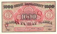 p59s1 from Estonia: 1000 Marka from 1922