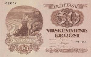 Gallery image for Estonia p65a: 50 Krooni