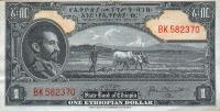 Gallery image for Ethiopia p12b: 1 Dollar from 1945