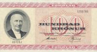 p17r4 from Faeroe Islands: 100 Kronur from 1972