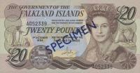 Gallery image for Falkland Islands p15s: 20 Pounds
