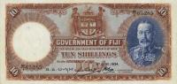 p32b from Fiji: 10 Shillings from 1934