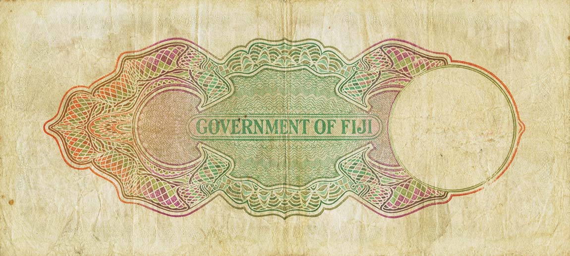 Back of Fiji p33b: 1 Pound from 1934